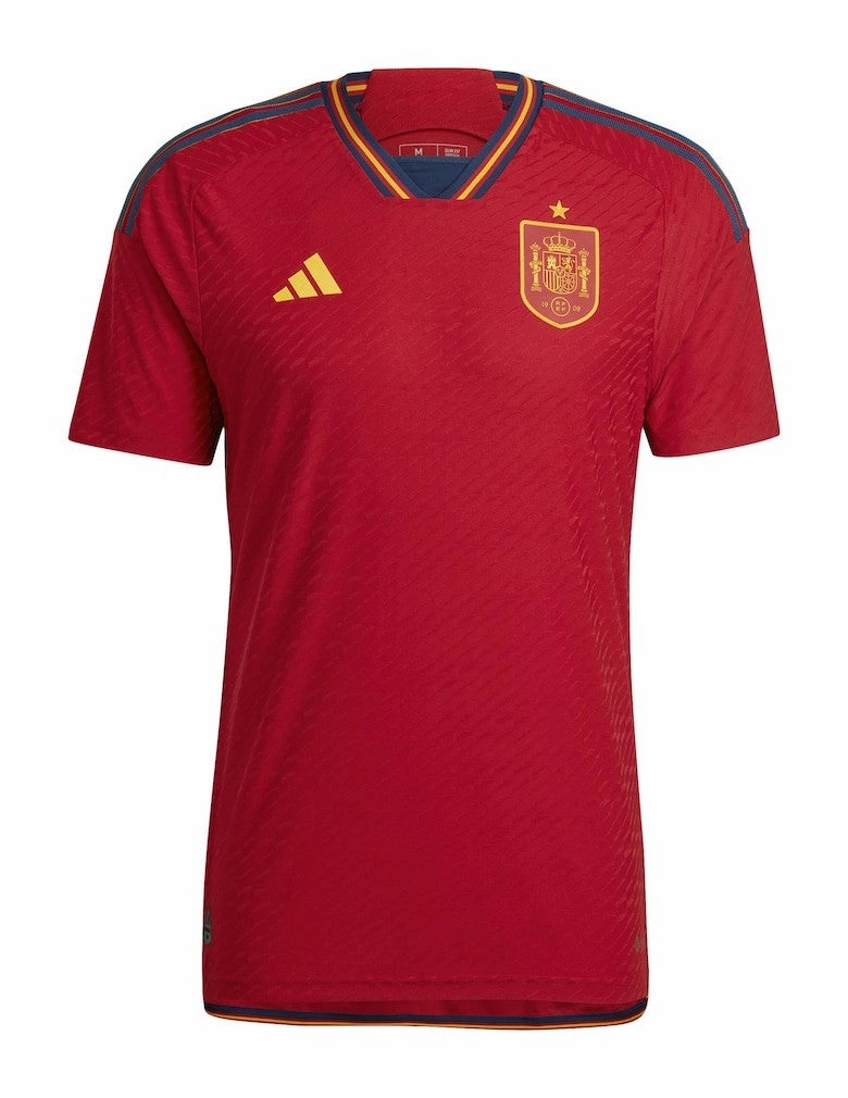 Camisa Espanha I 22/23 - Verso - Retr football fan flags football fan caps