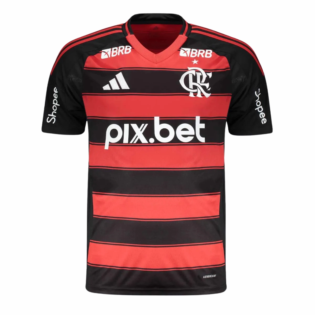 Camisa Flamengo I 25/26   Patrocnios - Verso - Torcedor football fan lanyards football jersey collection