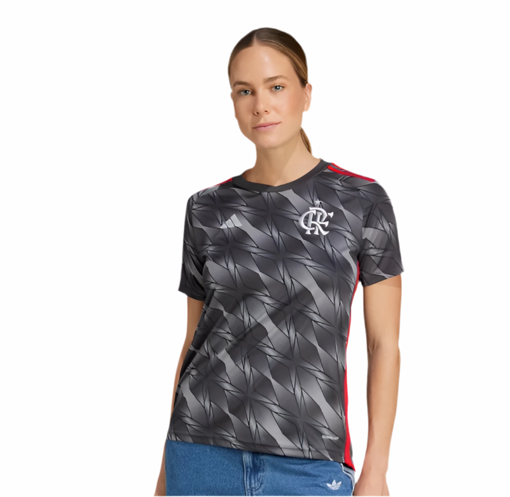 Camisa Flamengo III 24/25 - Verso - Feminina football fan phone cases football club wristbands