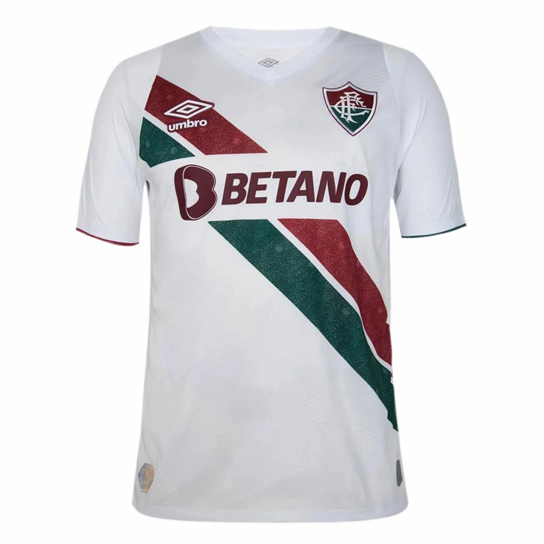 Camisa Fluminense II 24/25   Patrocnio - Verso - Torcedor football club water bottles premier league socks