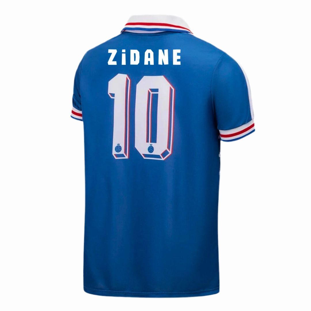 Camisa Frana I 98/99 ZIDANE N10 Verso - Retr football club jackets