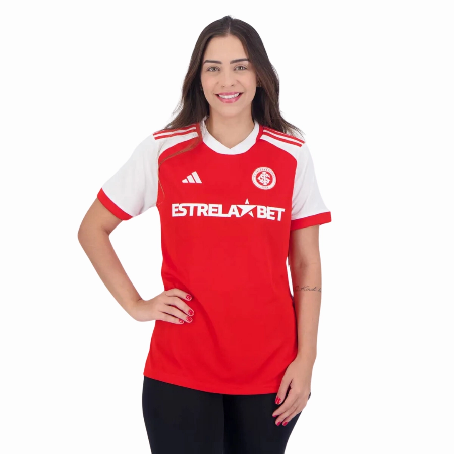 Camisa Internacional I 24/25 - Verso - Feminina football fan face paint football fan phone grips