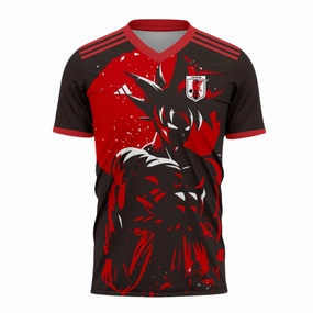 Camisa Japo Edio Especial Dragon Ball - Goku 24/25 - Verso - Torcedor football fan blankets football fan posters