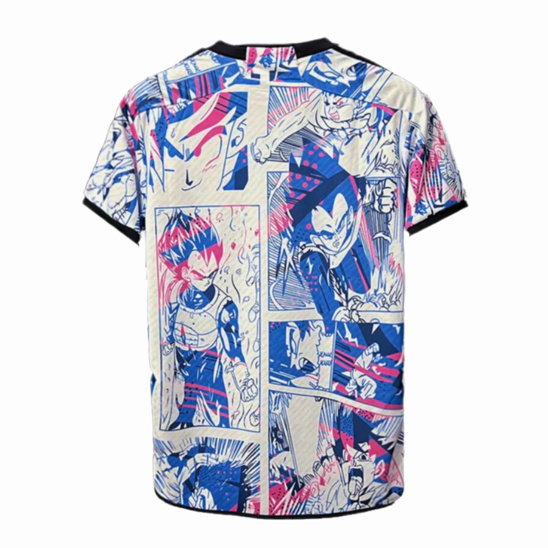 Camisa Japo Edio Especial Dragon Ball - Vegeta 22/23 - Verso - Retr soccer fan jackets