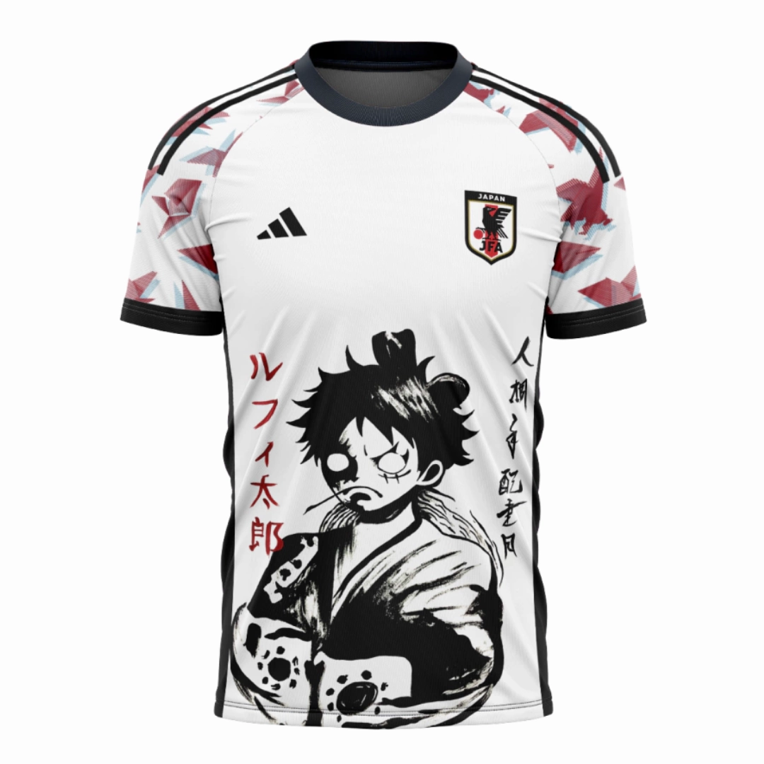 Camisa Japo Edio Especial One Piece - Luffy 22/23 - Verso - Retr football fan hats football fan backpacks