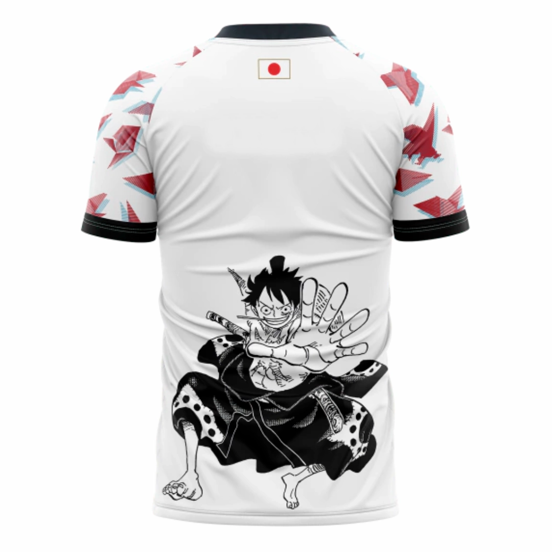 Camisa Japo Edio Especial One Piece - Luffy 22/23 - Verso - Retr football fan hats