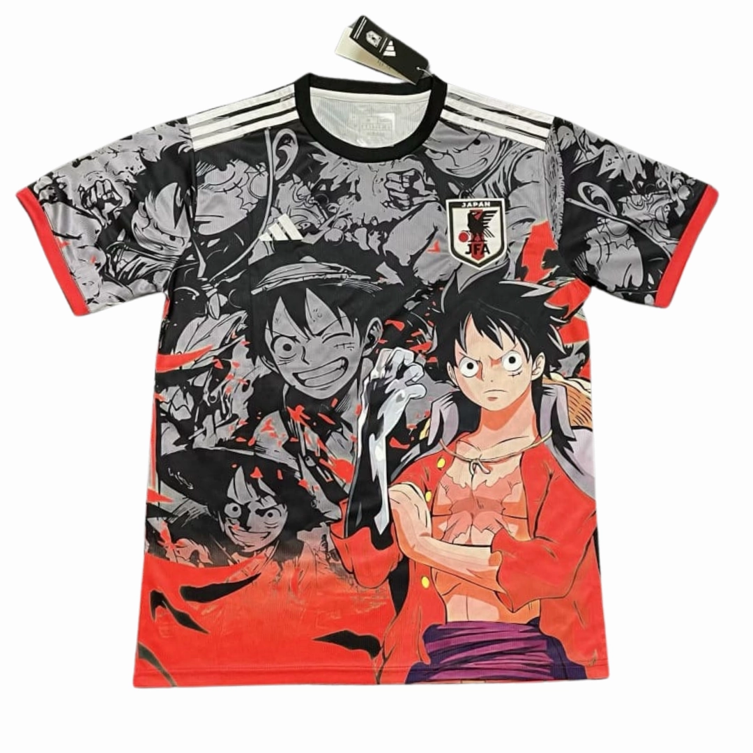 Camisa Japo Edio Especial One Piece - Luffy 24/25 - Verso - Torcedor football fan flags football fan lanyards