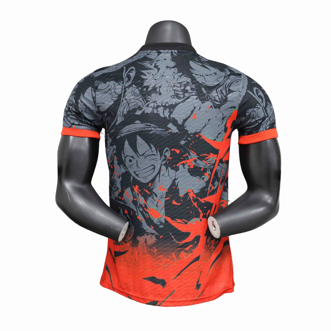 Camisa Japo Edio Especial One Piece - Luffy 24/25 - Verso - Torcedor football fan flags
