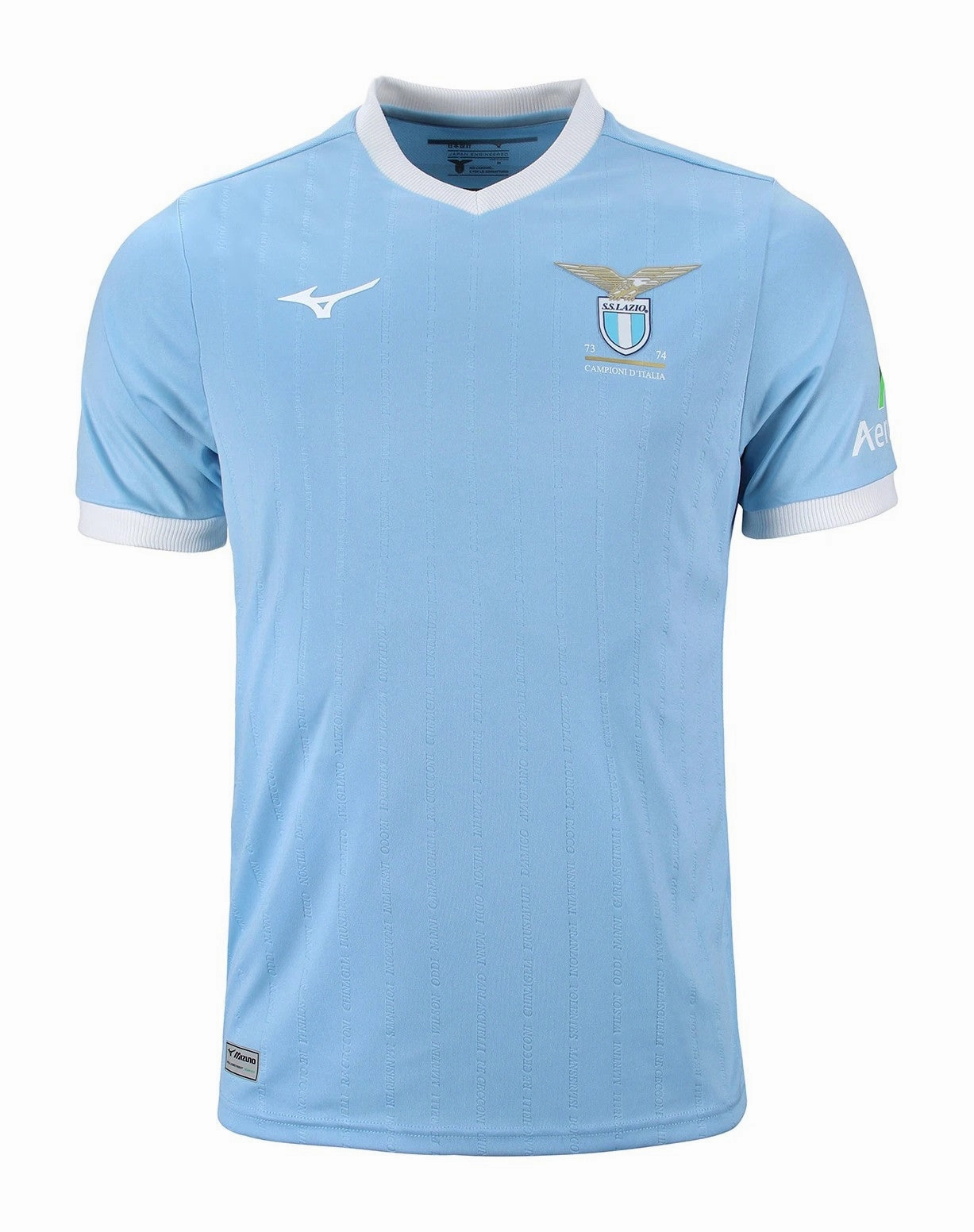Camisa Lazio Edio Especial 50 anos do primeiro scudetto 1974 24/25 - Verso - Torcedor football fan backpacks football fan notebooks