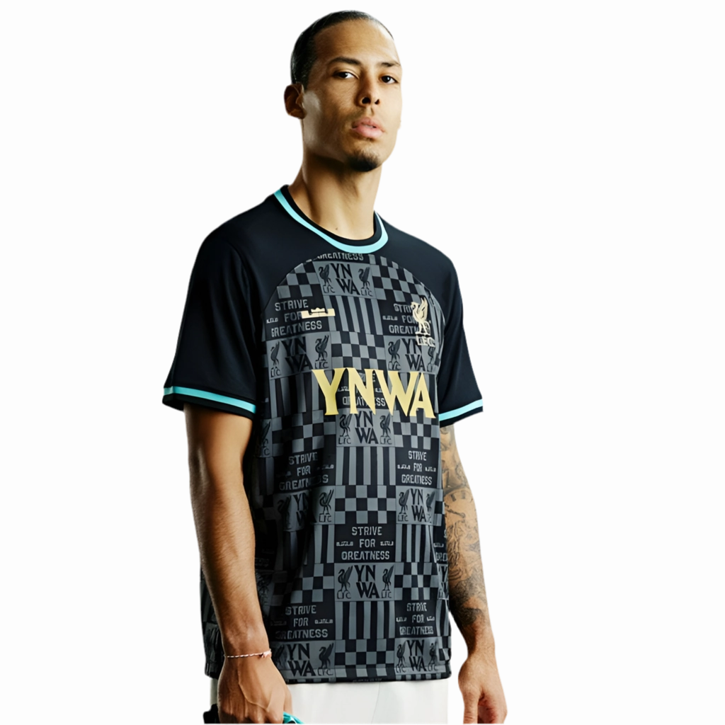 Camisa Liverpool Edio Especial Lebron James 24/25 - Verso - Torcedor football fan lanyards