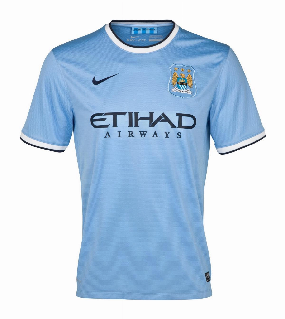 Camisa Manchester City I 13/14 - Verso - Retr premier league socks football fan jackets
