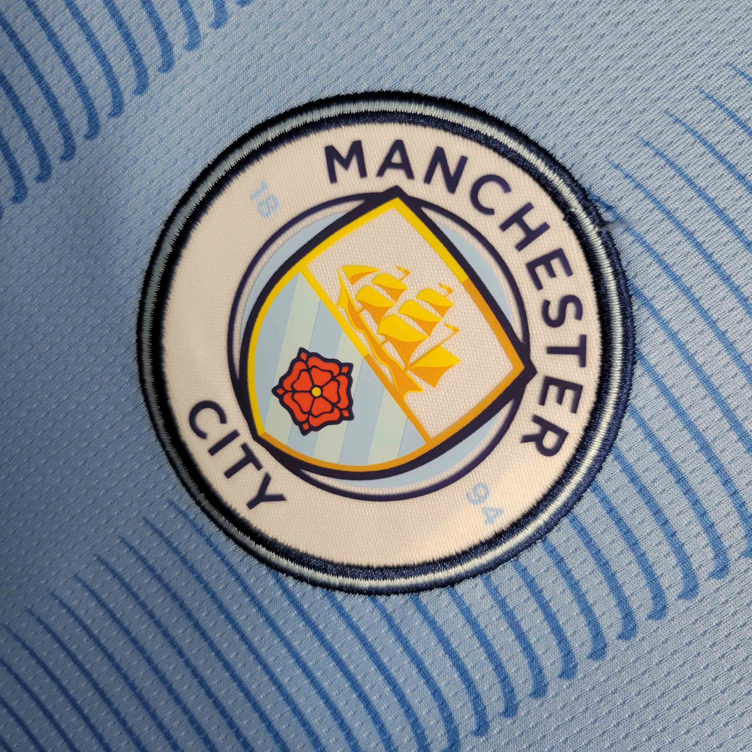 Camisa Manchester City I 23/24 - Verso - Torcedor football fan blankets