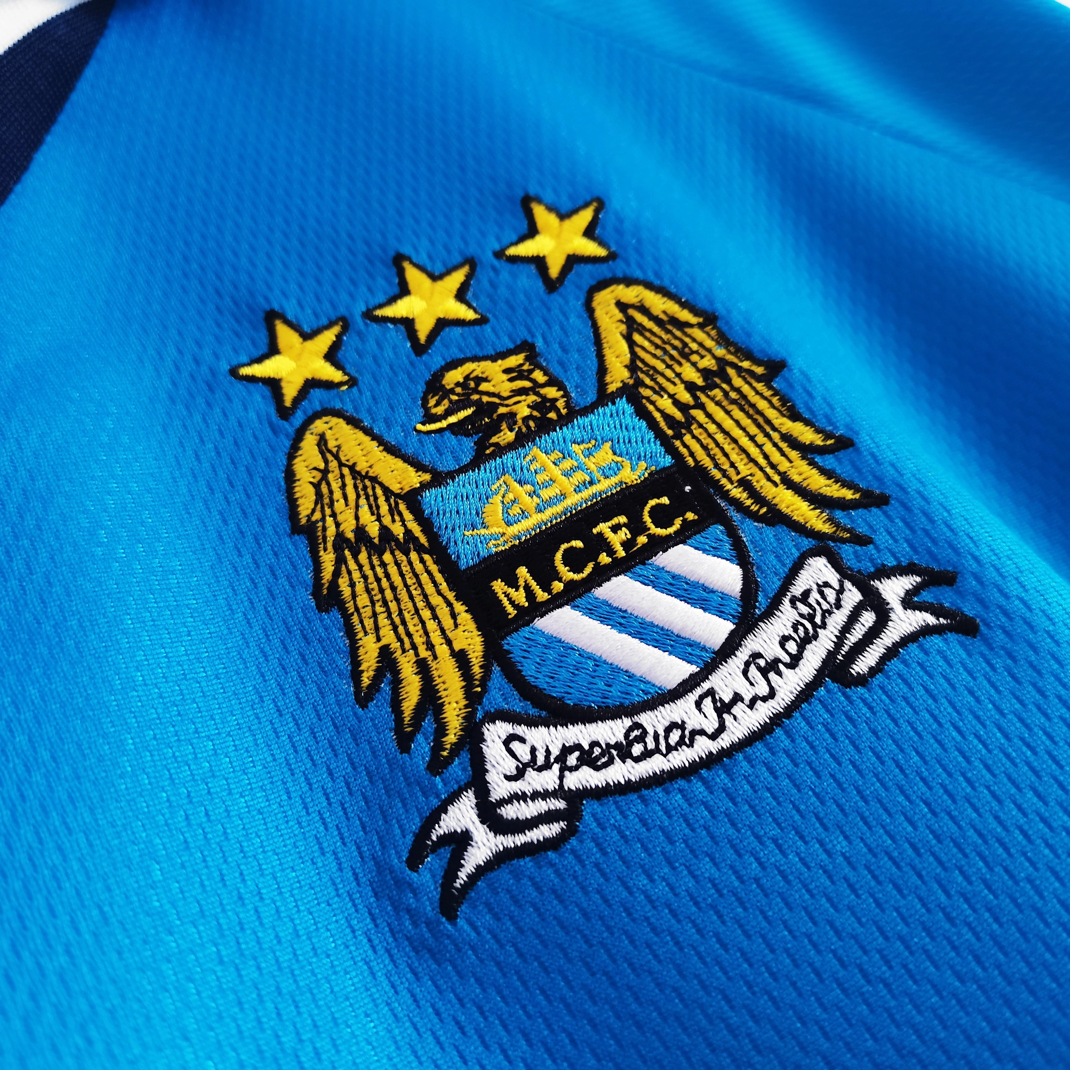 Camisa Manchester City I 97/98 - Verso - Retr premier league posters