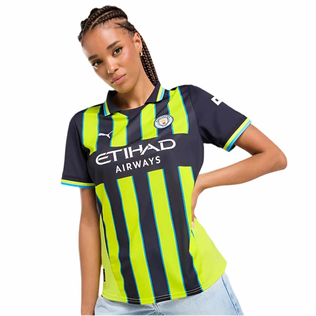 Camisa Manchester City II 24/25 - Verso - Feminina soccer fan jerseys soccer match tickets