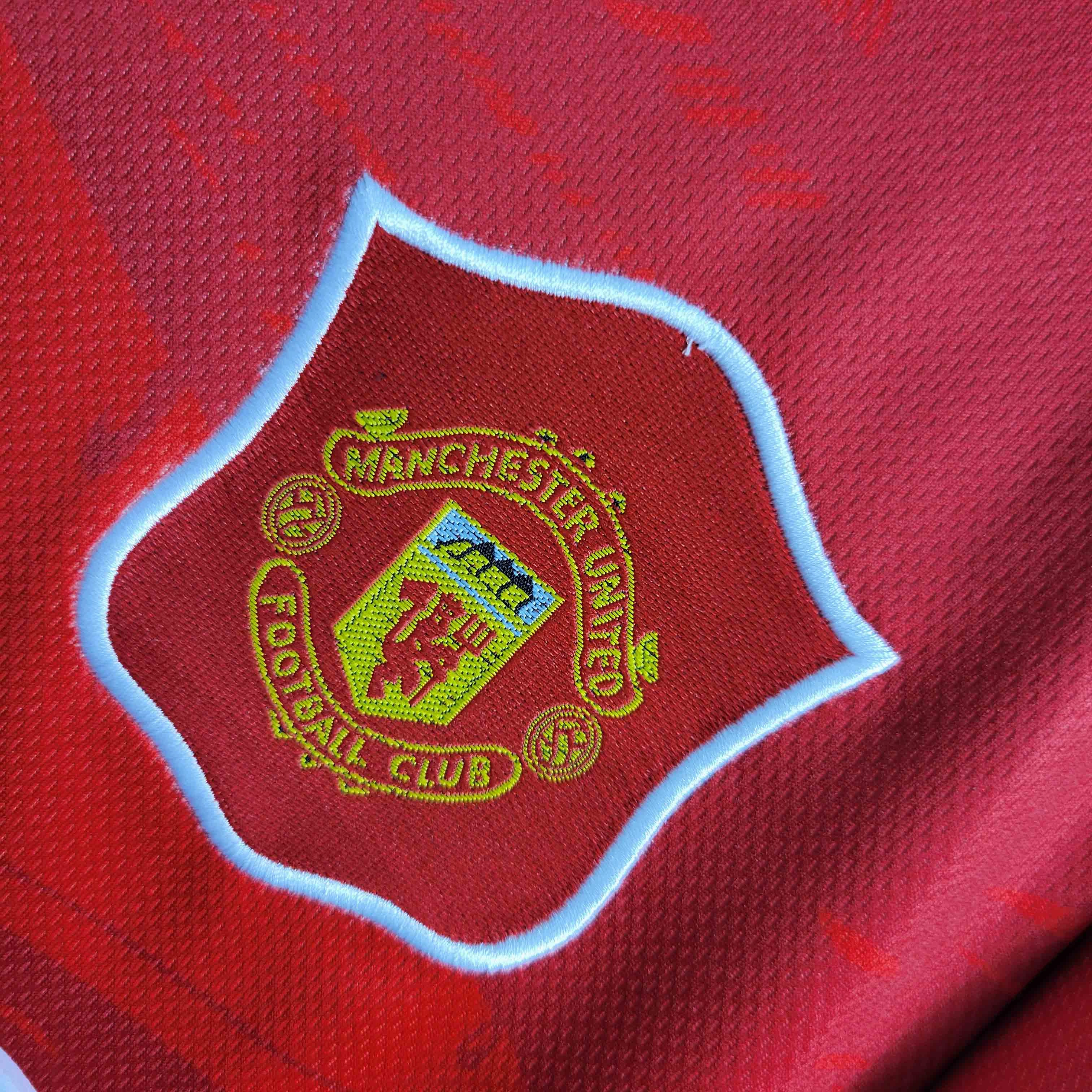 Camisa Manchester United I 94/95 - Verso - Retr football fan blankets