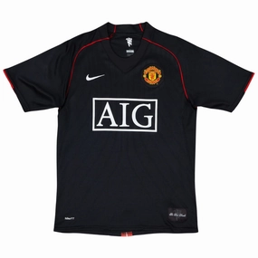 Camisa Manchester United II 07/08 - Verso - Retr soccer fan cushions football fan backpacks