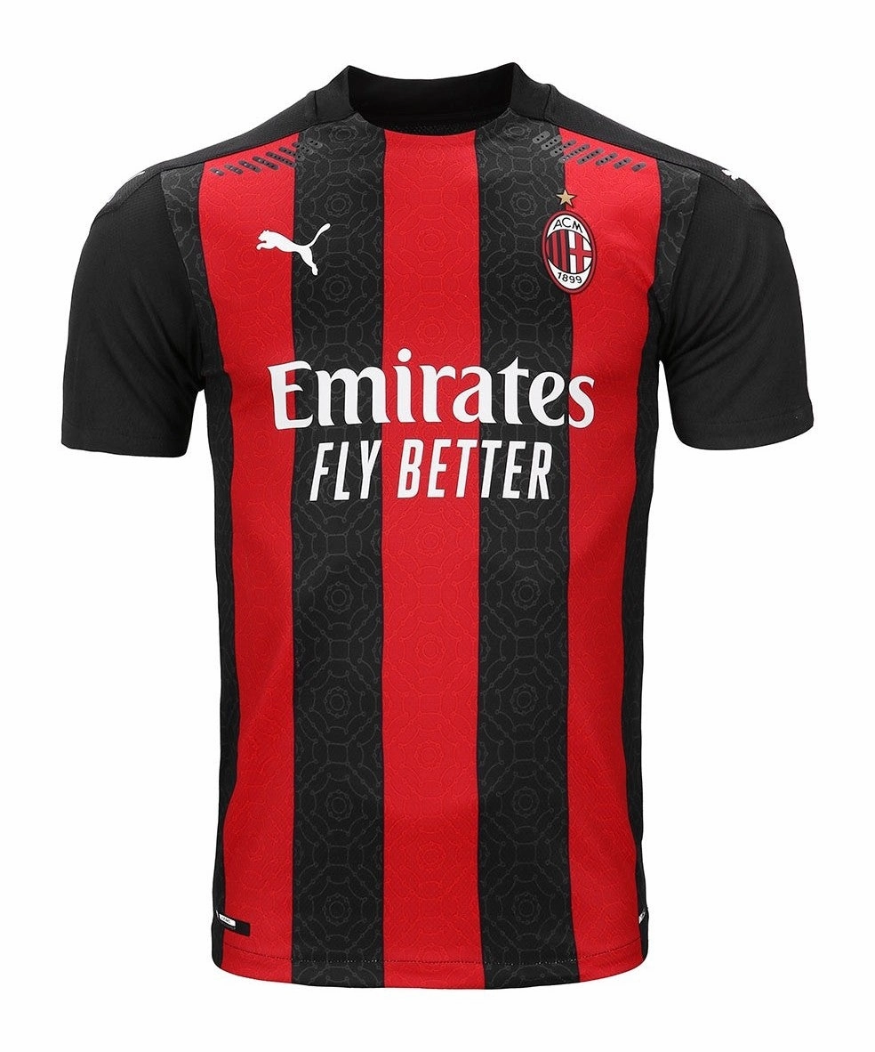 Camisa Milan I 20/21 - Verso - Retr soccer match tickets football fan notebooks
