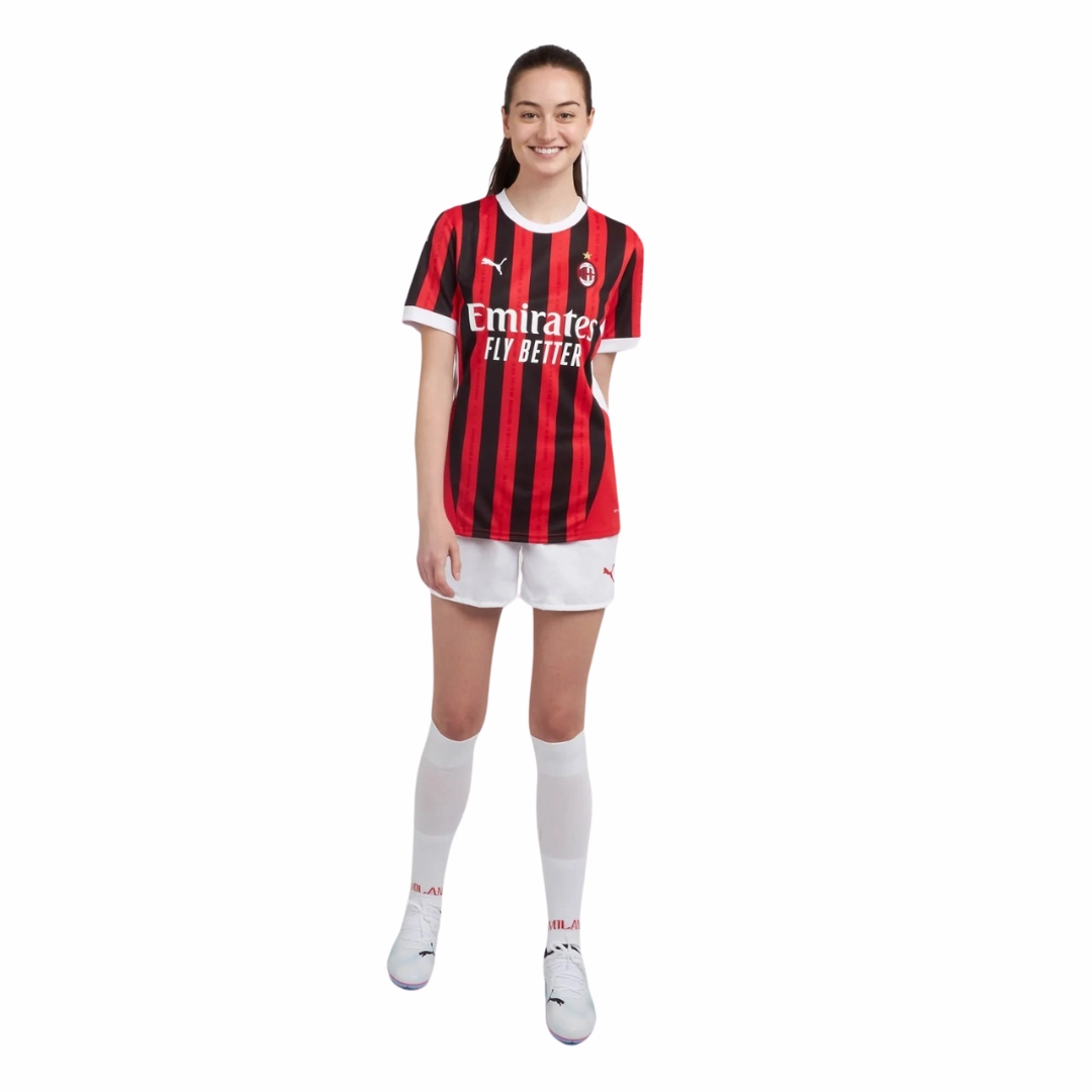 Camisa Milan I 24/25 - Verso - Feminina football gloves for supporters