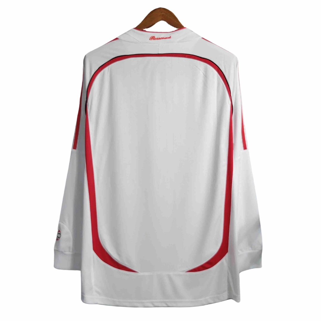 Camisa Milan II 06/07 - Verso - Retr - Manga Longa football club hoodies