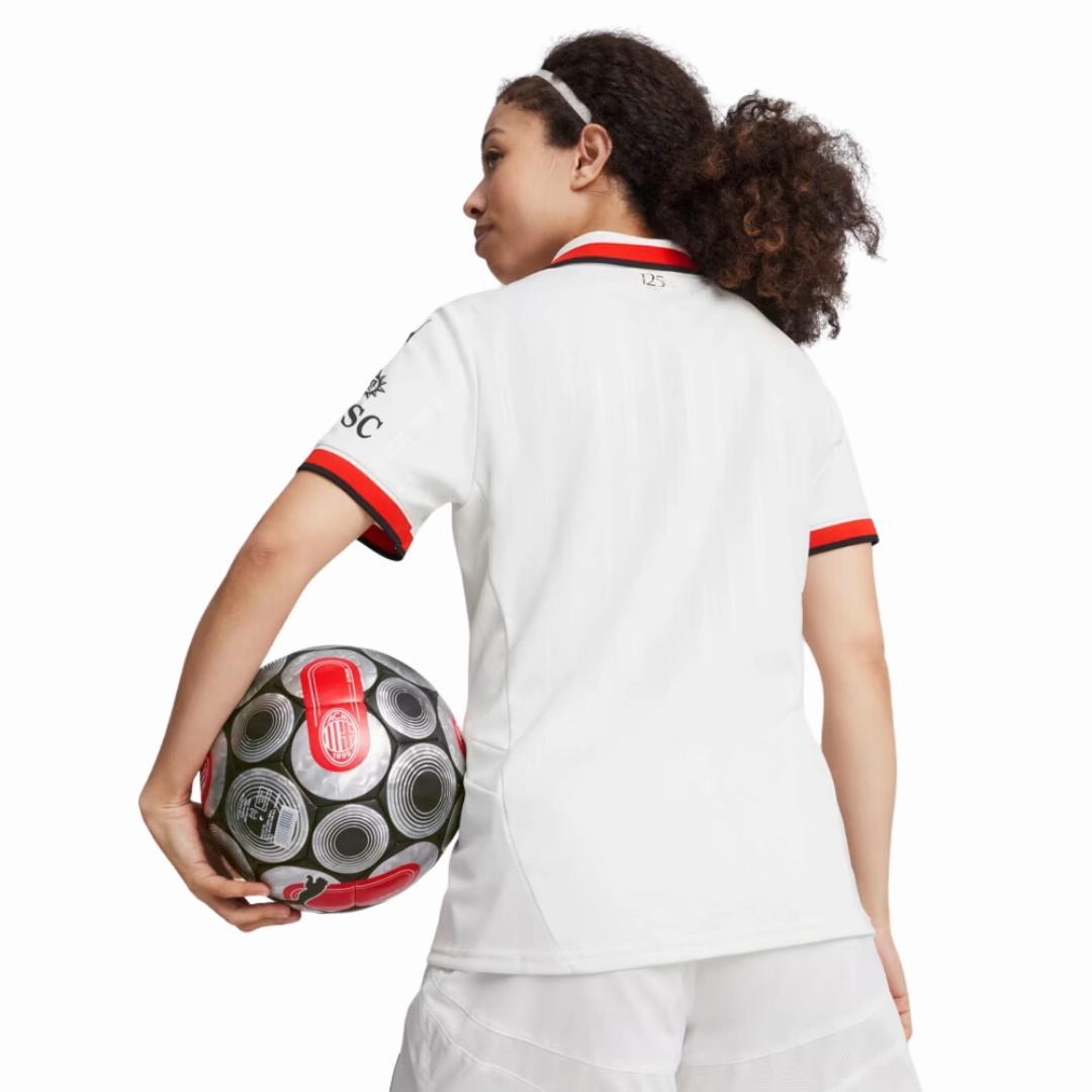 Camisa Milan II 24/25 - Verso - Feminina football fan face paint