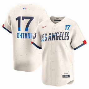 Camisa MLB Los Angeles Dodgers City Connect Nike Torcedor Masculina Bege Shohei Ohtani 17 national team fan gear premier league hoodies