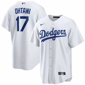 Camisa MLB Los Angeles Dodgers I Nike Torcedor Masculina Branca Shohei Ohtani 17 football fan face paint soccer fan flags