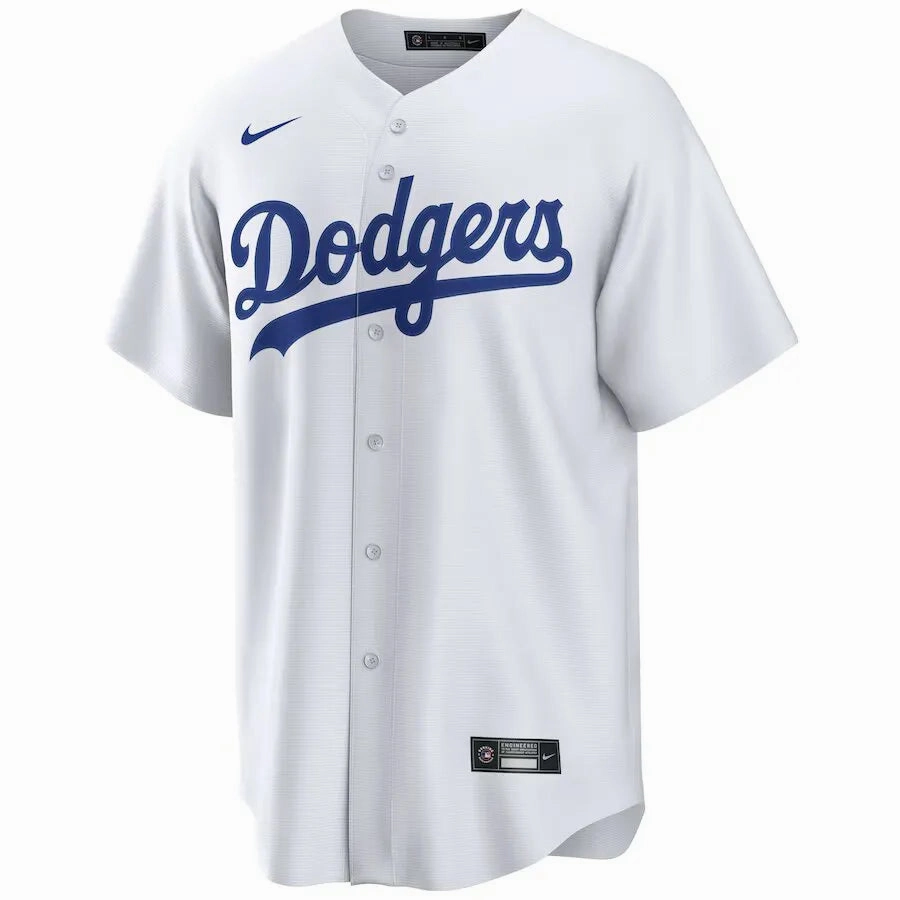 Camisa MLB Los Angeles Dodgers I Nike Torcedor Masculina Branca Shohei Ohtani 17 football fans merchandise
