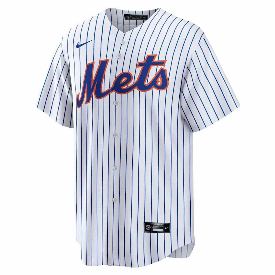 Camisa MLB New York Mets Nike I Torcedor Masculina Listrada Francisco Lindor 12 football fan socks
