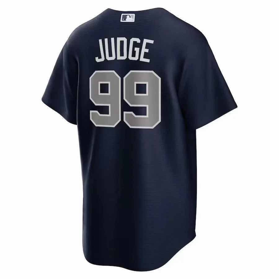 Camisa MLB New York Yankees Nike Alternativa Torcedor Masculina Azul Marinho Aaron Judge 99 football scarf collection
