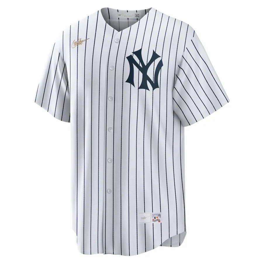 Camisa MLB New York Yankees Nike Home Cooperstown Collection Torcedor Masculina Branca Babe Ruth 3 premier league posters
