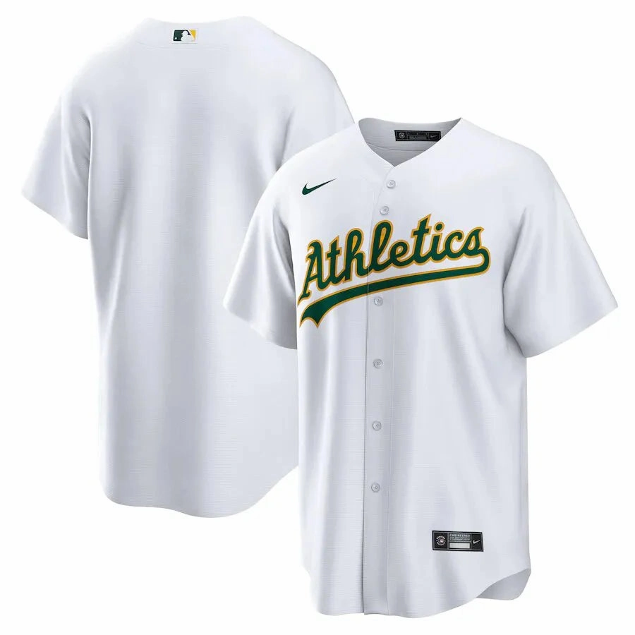 Camisa MLB Oakland Athletics Nike Home Torcedor Masculina Branca football fan wallets football fan magnets