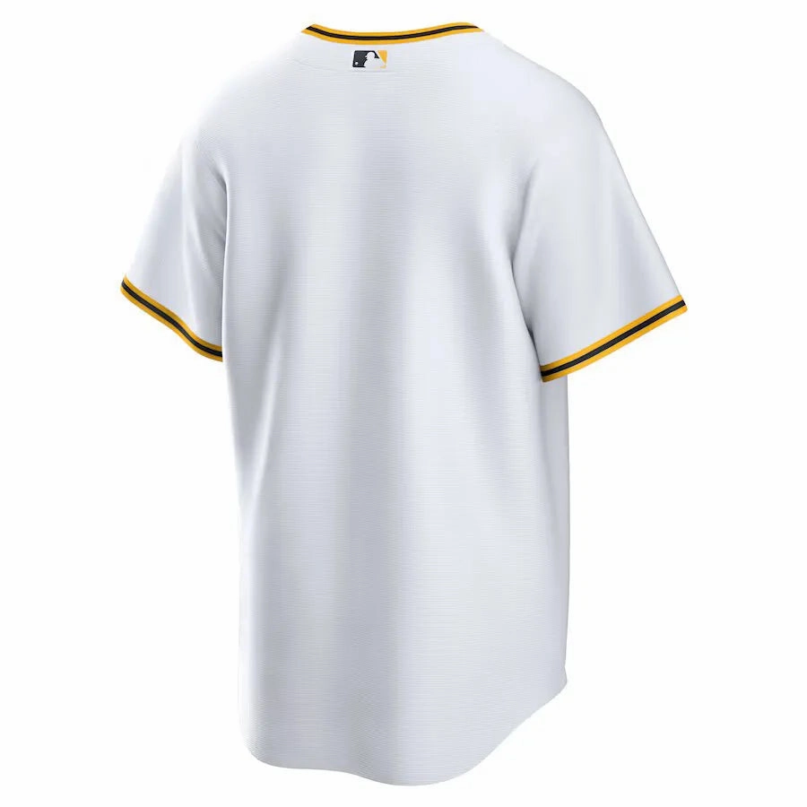 Camisa MLB Pittsburgh Pirates Nike White Home Torcedor Masculina Branca football fan shoelaces