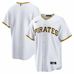 Camisa MLB Pittsburgh Pirates Nike White Home Torcedor Masculina Branca football fan shoelaces soccer fan jackets
