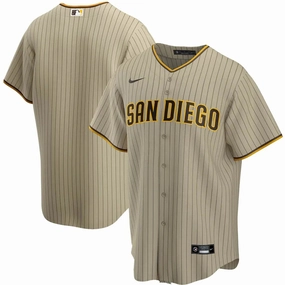Camisa MLB San Diego Padres Nike Raod Torcedor Masculina Listrada Marrom football fan umbrellas football club jackets