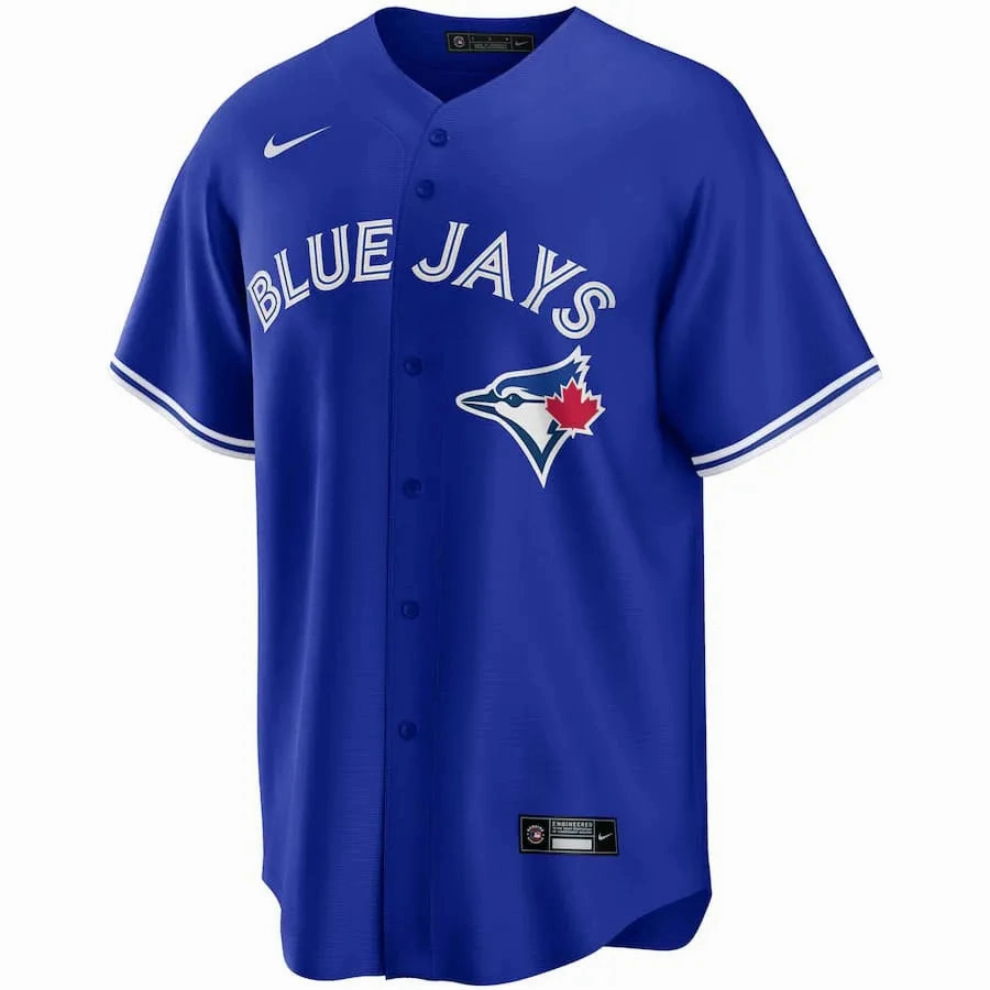 Camisa MLB Toronto Blue Jays Nike II Torcedor Masculina Azul Bo Bichette 11 football fan stickers