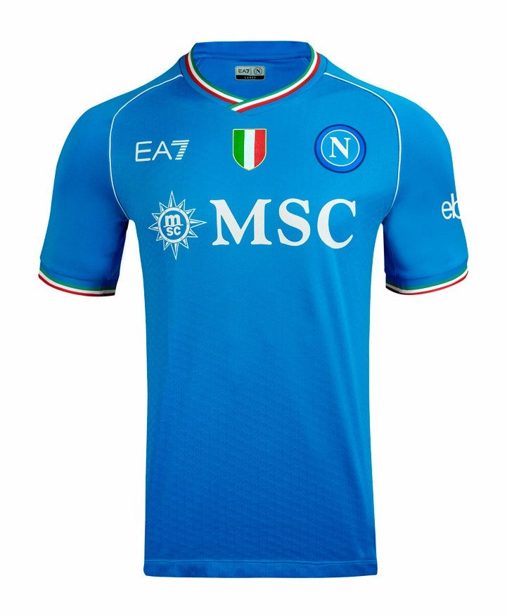 Camisa Napoli I 23/24 - Verso - Torcedor premier league towels football fan notebooks