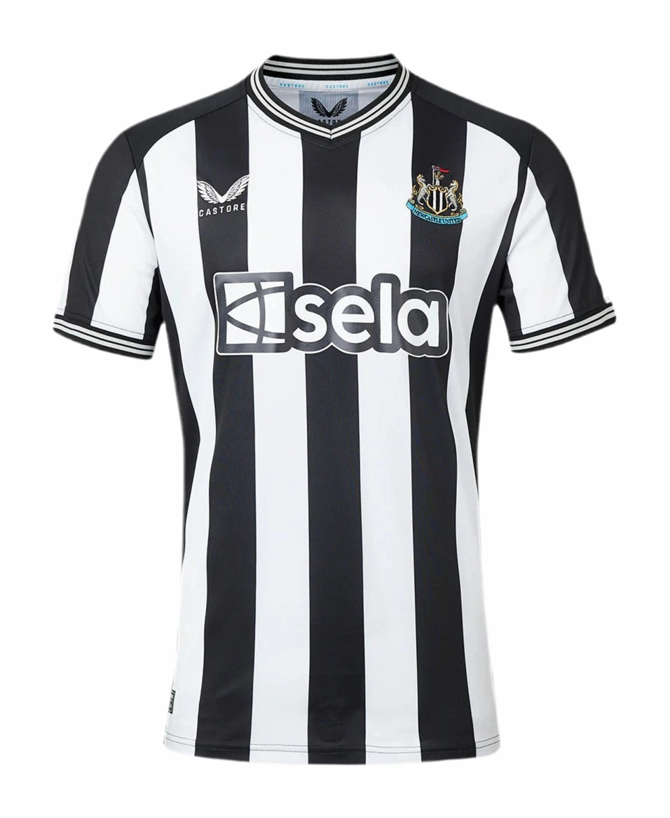 Camisa Newcastle I 23/24 - Verso - Torcedor football fan mugs soccer fan wallets