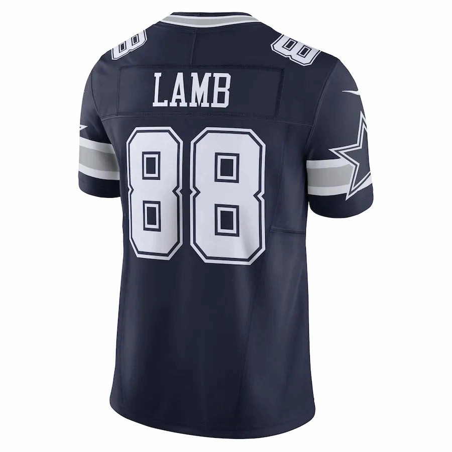 Camisa NFL Dallas Cowboys Home Nike Limited Jersey Azul CeeDee Lamb 88 football fan notebooks