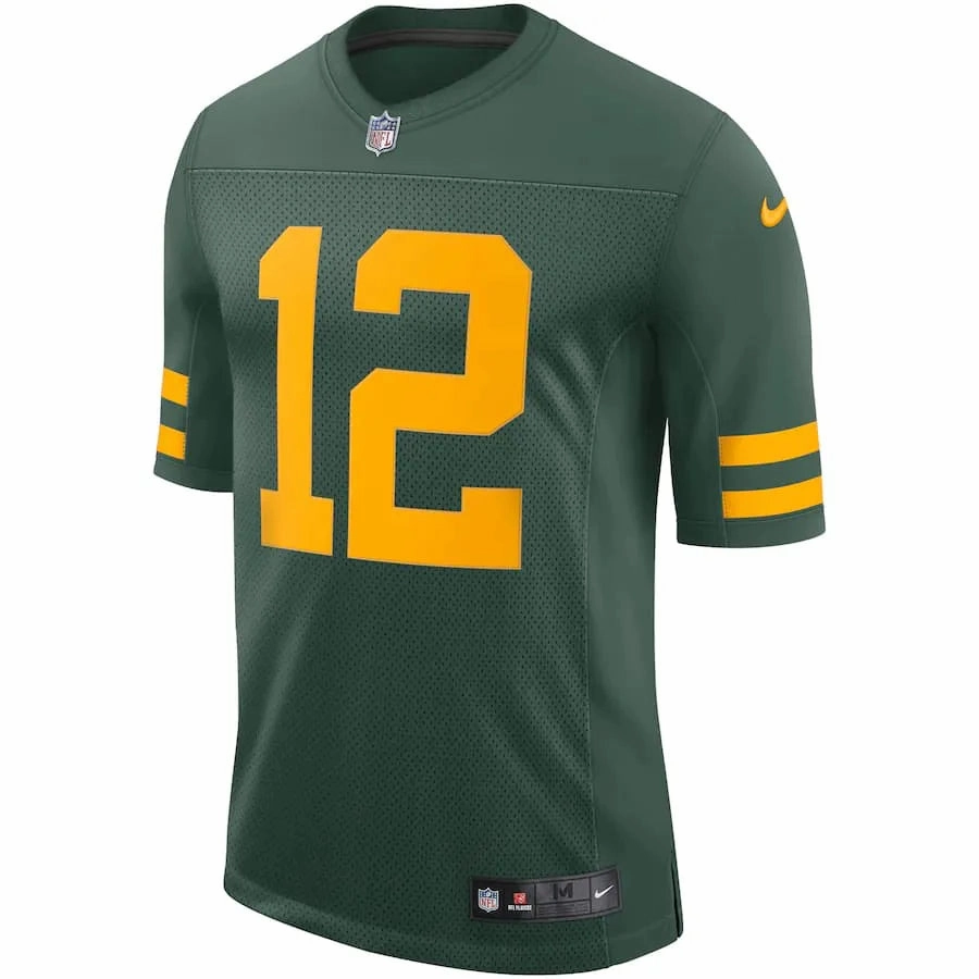 Camisa NFL Green Bay Packers Aaron Rodgers Nike Limited Jersey Alternativa football fan shoelaces