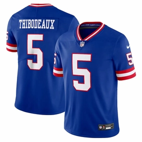 Camisa NFL New York Giants Royal Nike Kayvon Thibodeaux 5 Alternate Masculina Azul football stadium merchandise vintage football shirts