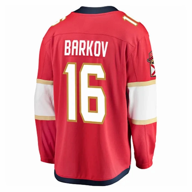 Camisa NHL Florida Panthers Adidas Home Jersey Vermelha Masculina Aleksander Barkov 16 football matchday essentials
