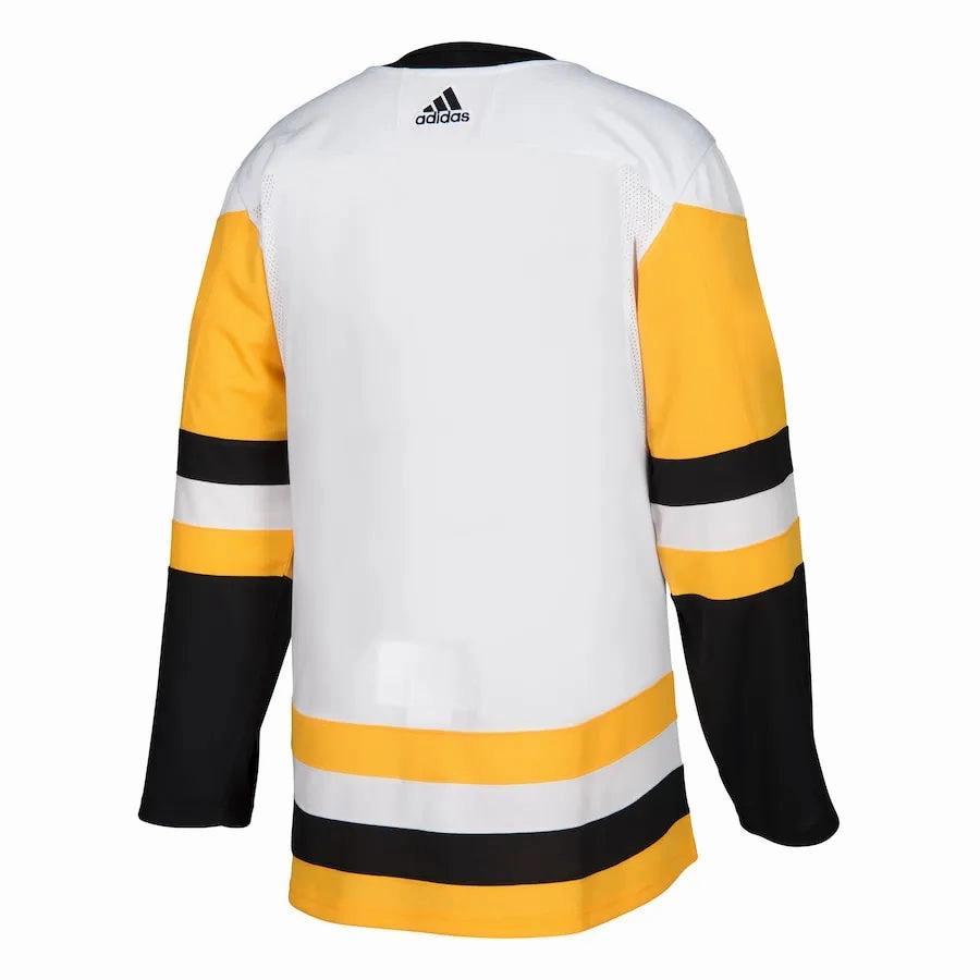 Camisa NHL Pittsburgh Penguins Adidas Away Jersey Branca Masculina football fan face paint