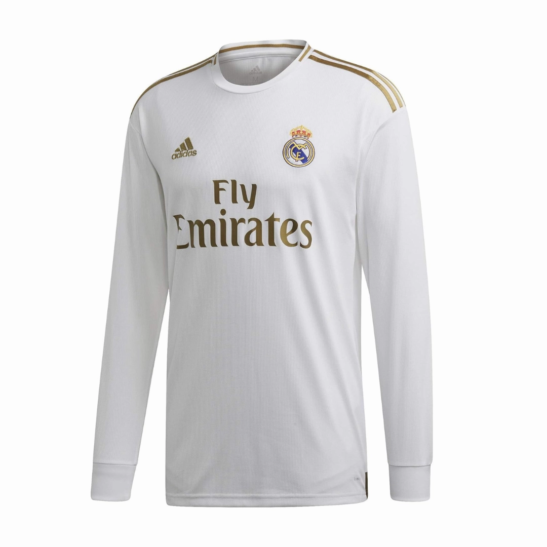 Camisa Real Madrid I 19/20 - Verso - Retr - Manga Longa football fan face paint fan zone accessories