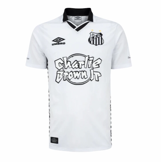 Camisa Santos Edio Especial Charlie Brown Jr. Dias de Glria 22/23 - Verso - Retr football matchday essentials football star memorabilia