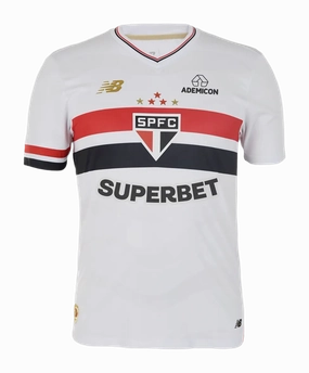 Camisa So Paulo I 25/26 - Verso - Torcedor soccer fan cushions premier league mugs