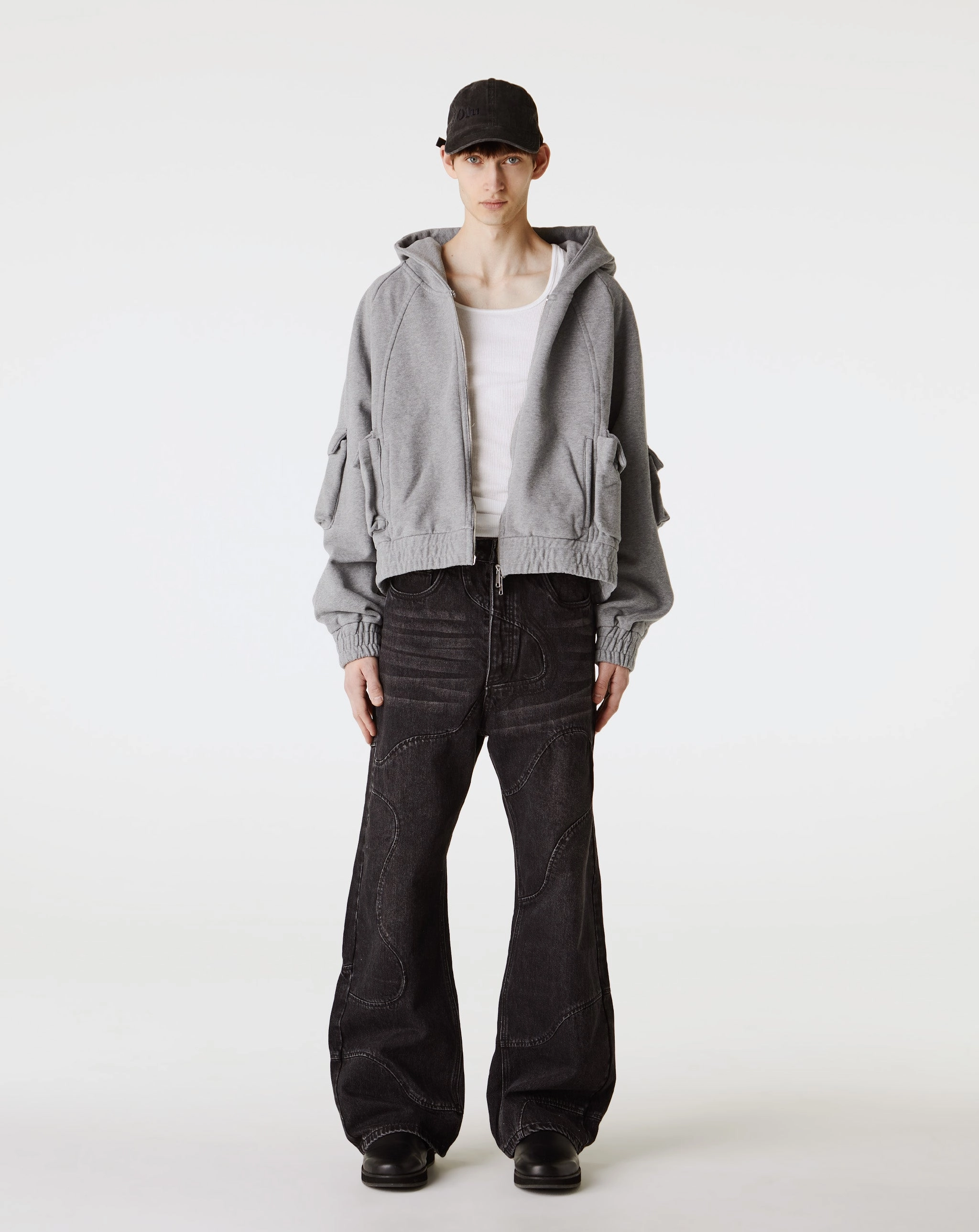 Cargo Zip Up Hoodie
