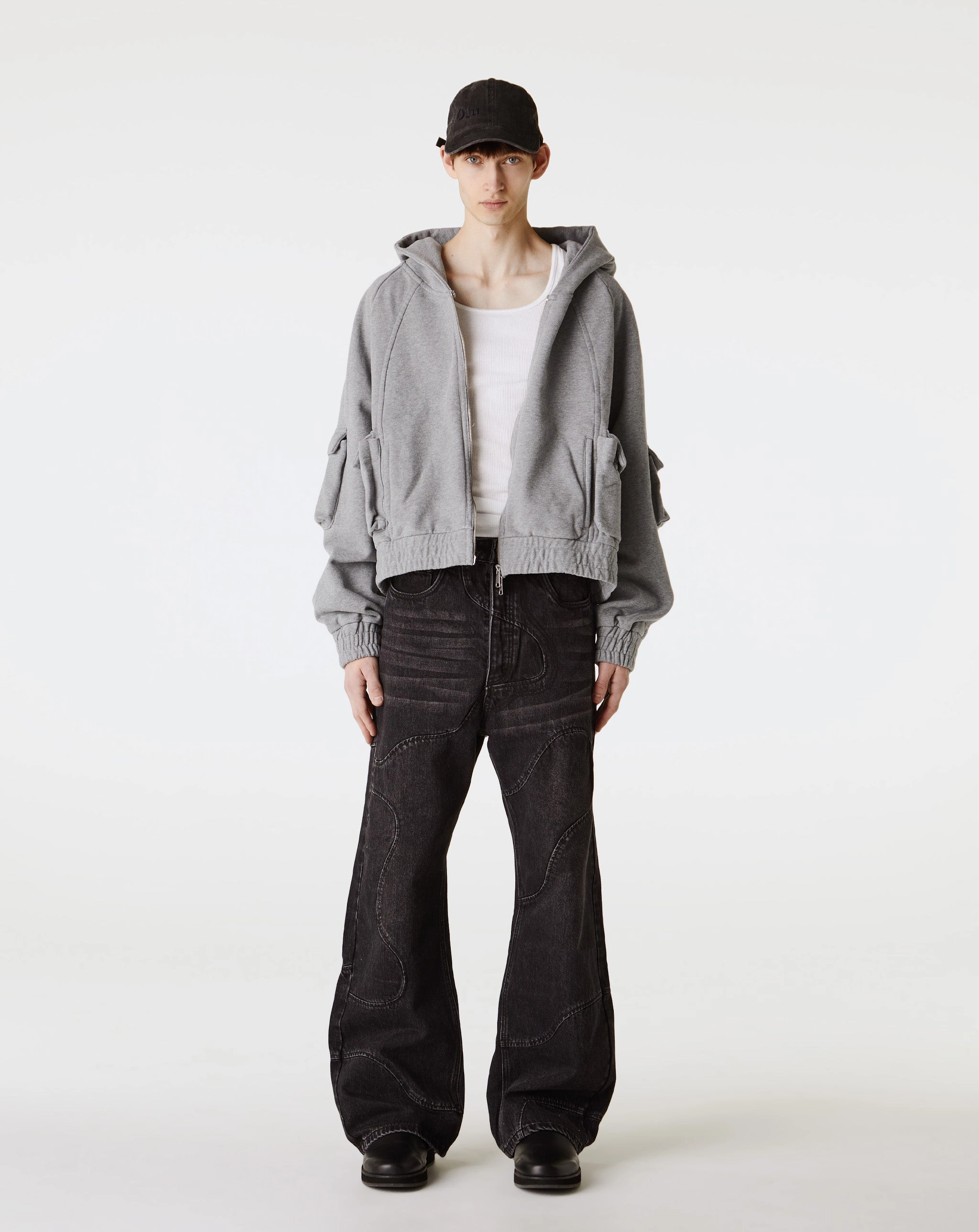 Cargo Zip Up Hoodie