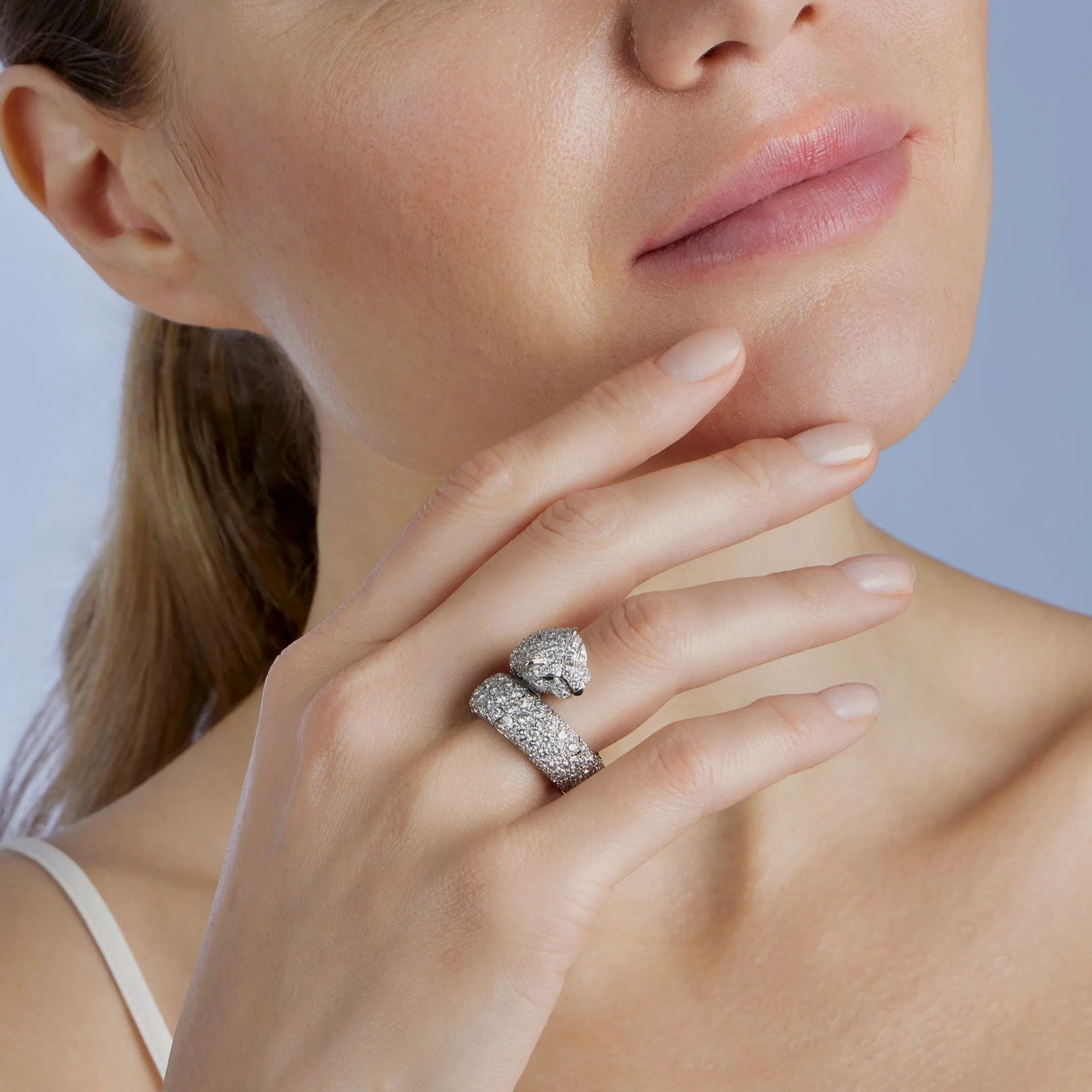 Cartier Paris Diamond "Panthre" Ring