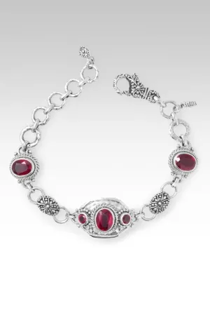 Choose Peace Bracelet? in Mozambique Red Ruby