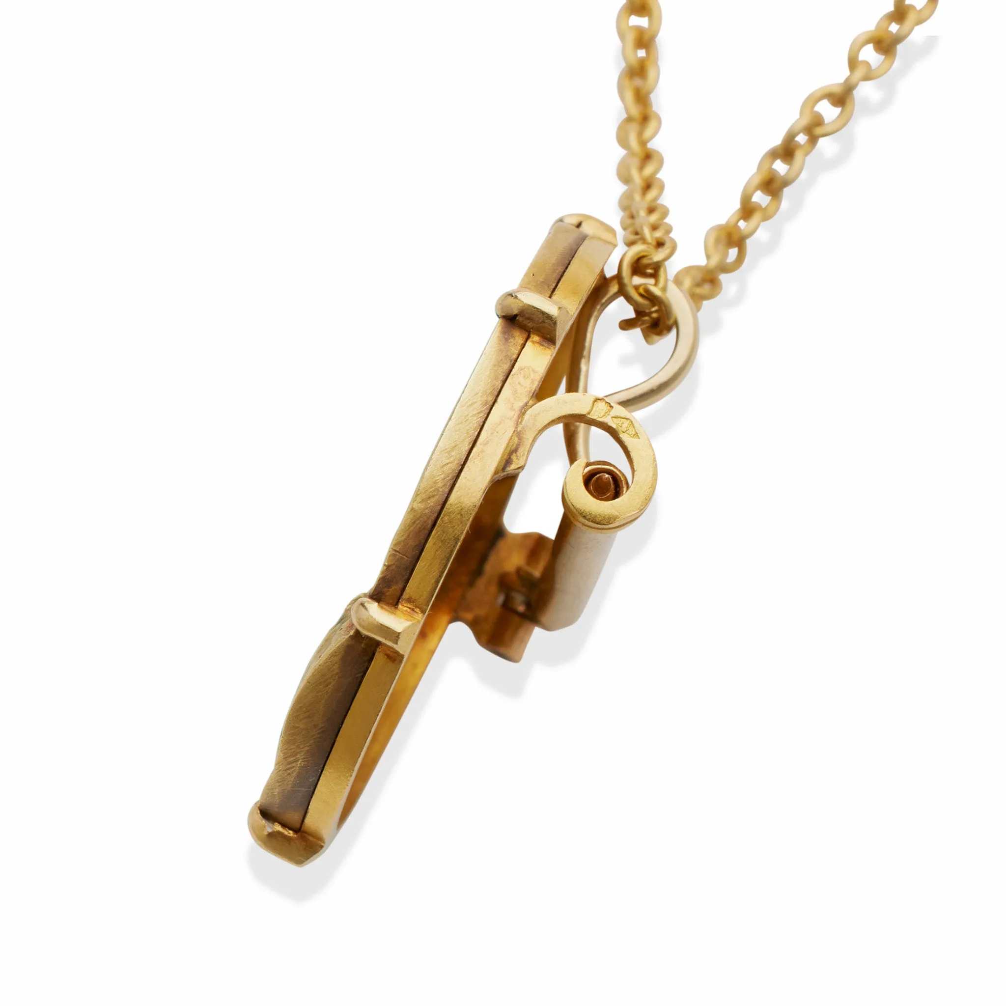 Comte d'Epinay de Briort Art Nouveau Medal-Jewel "Habill" Pendant Brooch